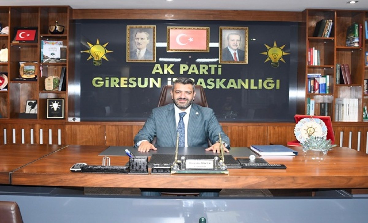 AK Parti Giresun İl Başkanı Hüseyin Alkan’dan 29 Ekim Mesajı