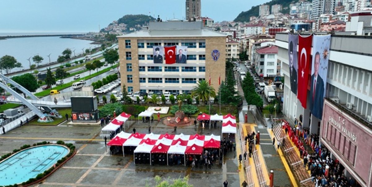 Giresun’da Cumhuriyet’in 103. Yılı Kutlamaları Törenle Başladı