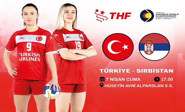 A Milli Kadın Hentbol Takımı Sırbistan Karşısında