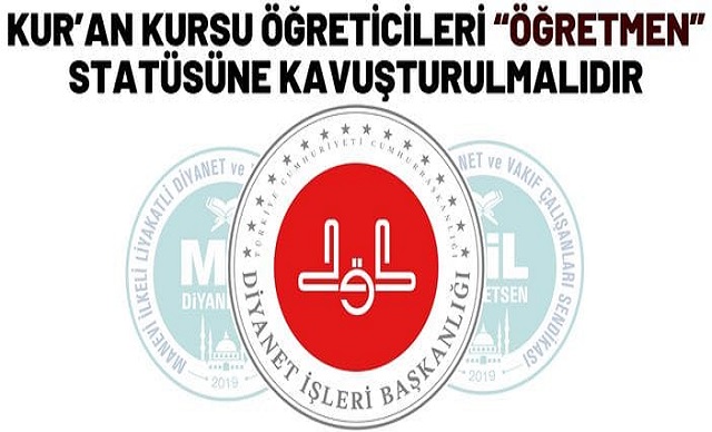 'öğretmen' Statüsüne Kavuşturulmalıdır