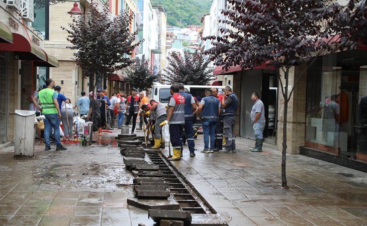ORDU'DA SELİN İZLERİ SİLİNİYOR